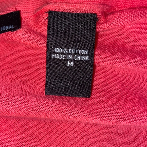 Moda International Pink Sequin Cardigan size M.       (C) - Picture 11 of 11